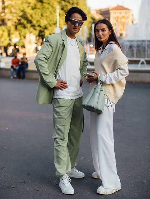 Streetstyle: Couple in Mailand