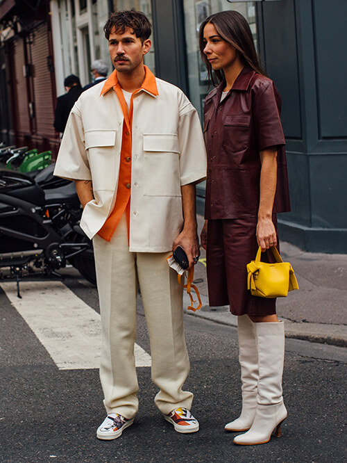 Streetstyle: Couple in Paris