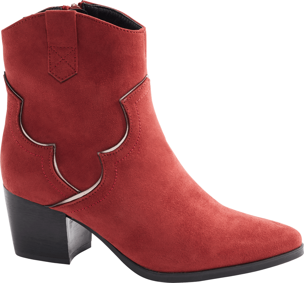 Presentador precio resbalón bota-cowboy-roja - Shoelove by Deichmann