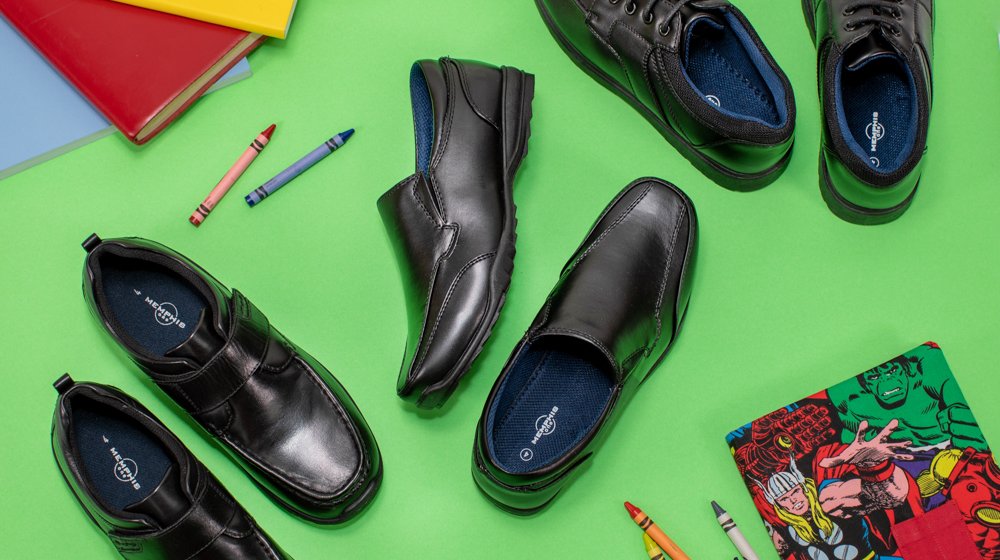 Black school shoes
