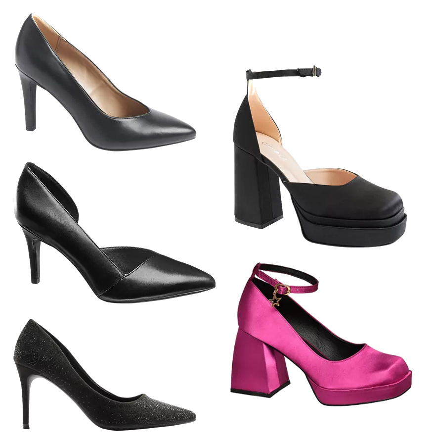 scarpe col tacco alto collezione moda donna Deichmann 