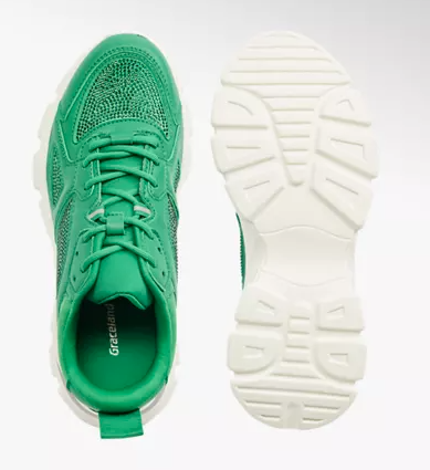 chunky sneakers verde collezione scarpe donna Deichmann