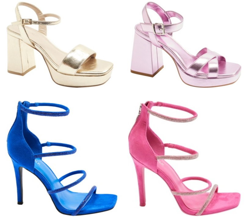 scarpe sandali tacchi colorati collezione Francesca Chillemi per Deichmann
