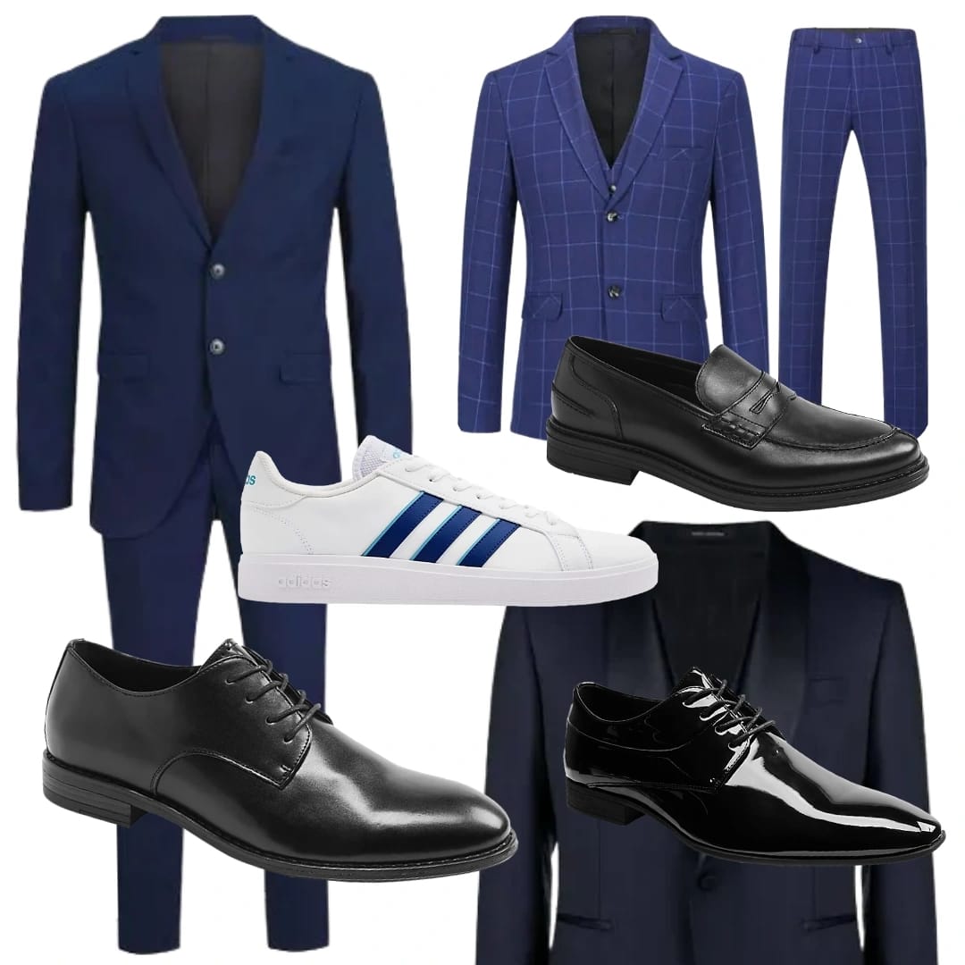 scarpe abito blu uomo collezione Deichmann 