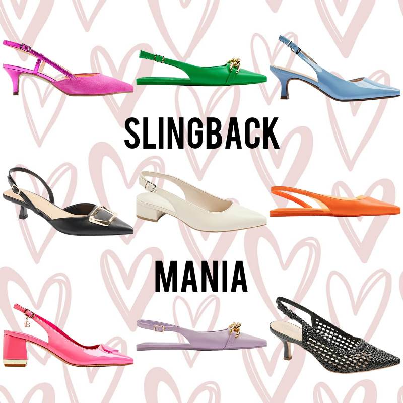 scarpe slingback moda 2023