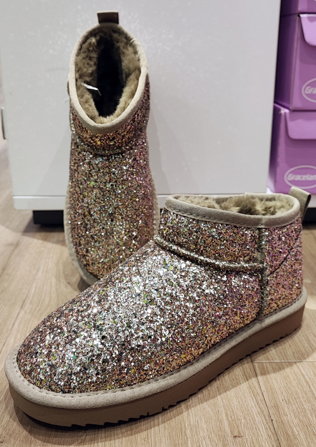 scarpe glitter