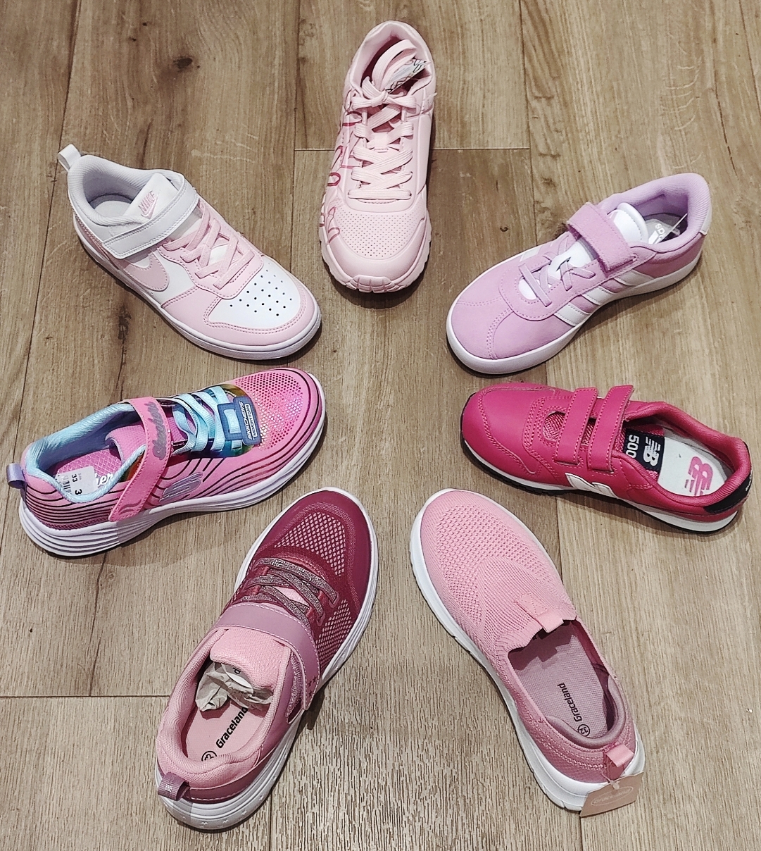 sneakers rosa bambina