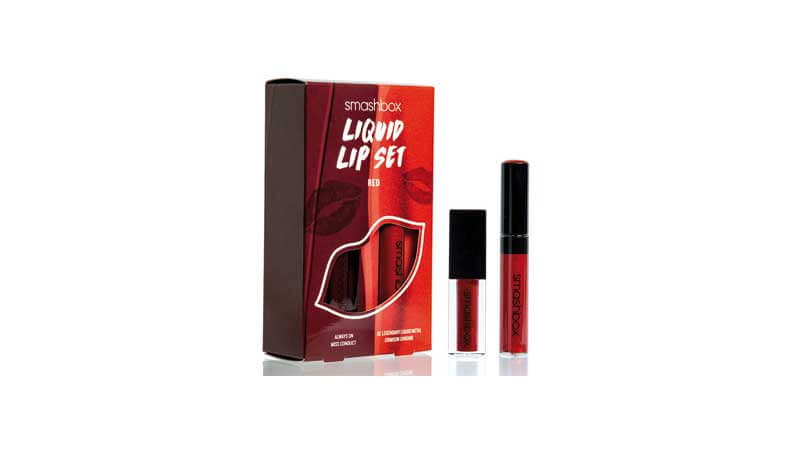 San Valentino - Kit labbra Red in edizione limitata con texture matt e glossy, Smashbox